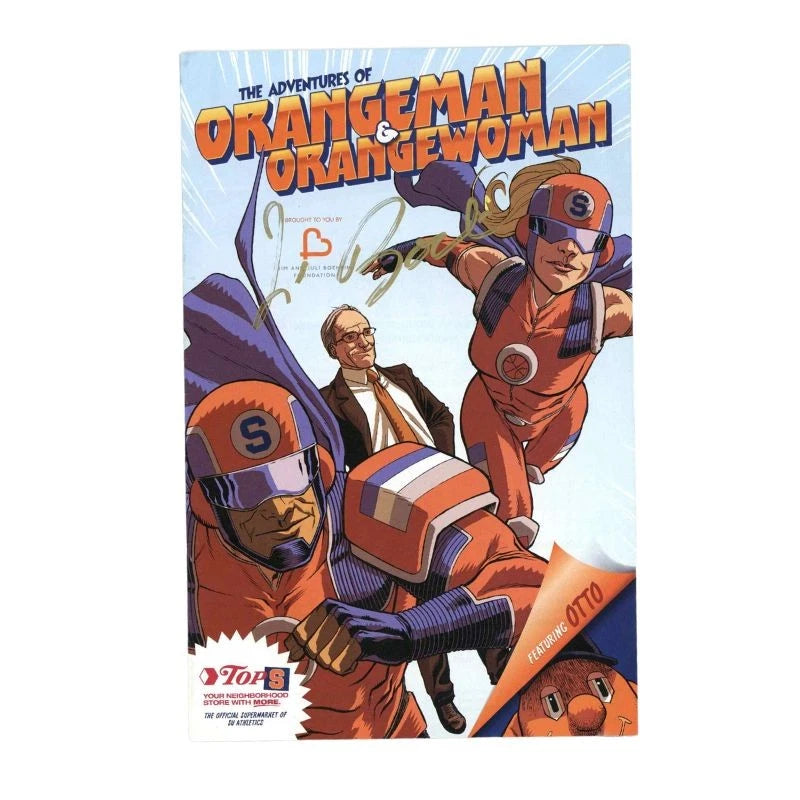 Jim Boeheim Autographed The Adventures of Orangeman and Orangewoman Comic Book (CX Auth)