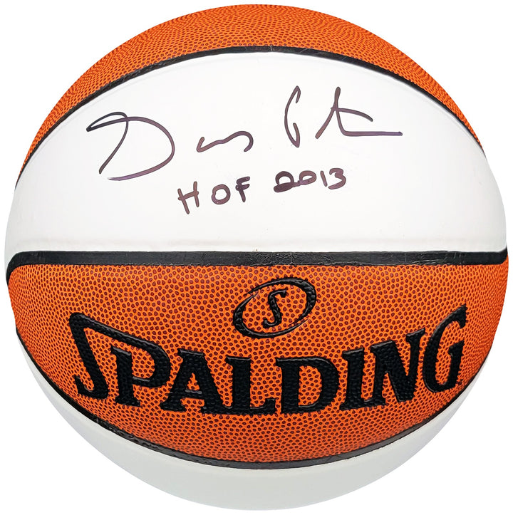 Gary Payton Auto Official Spalding White Basketball Supersonics HOF 2013 Beckett