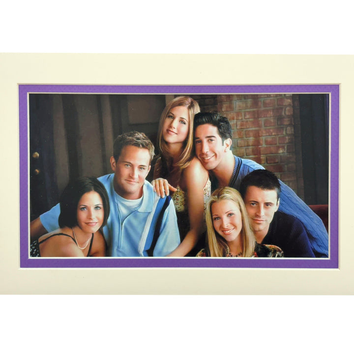 Friends Cast Autographed Framed Collage Signed BAS JSA 8x10 Photo Cut Perry Cox