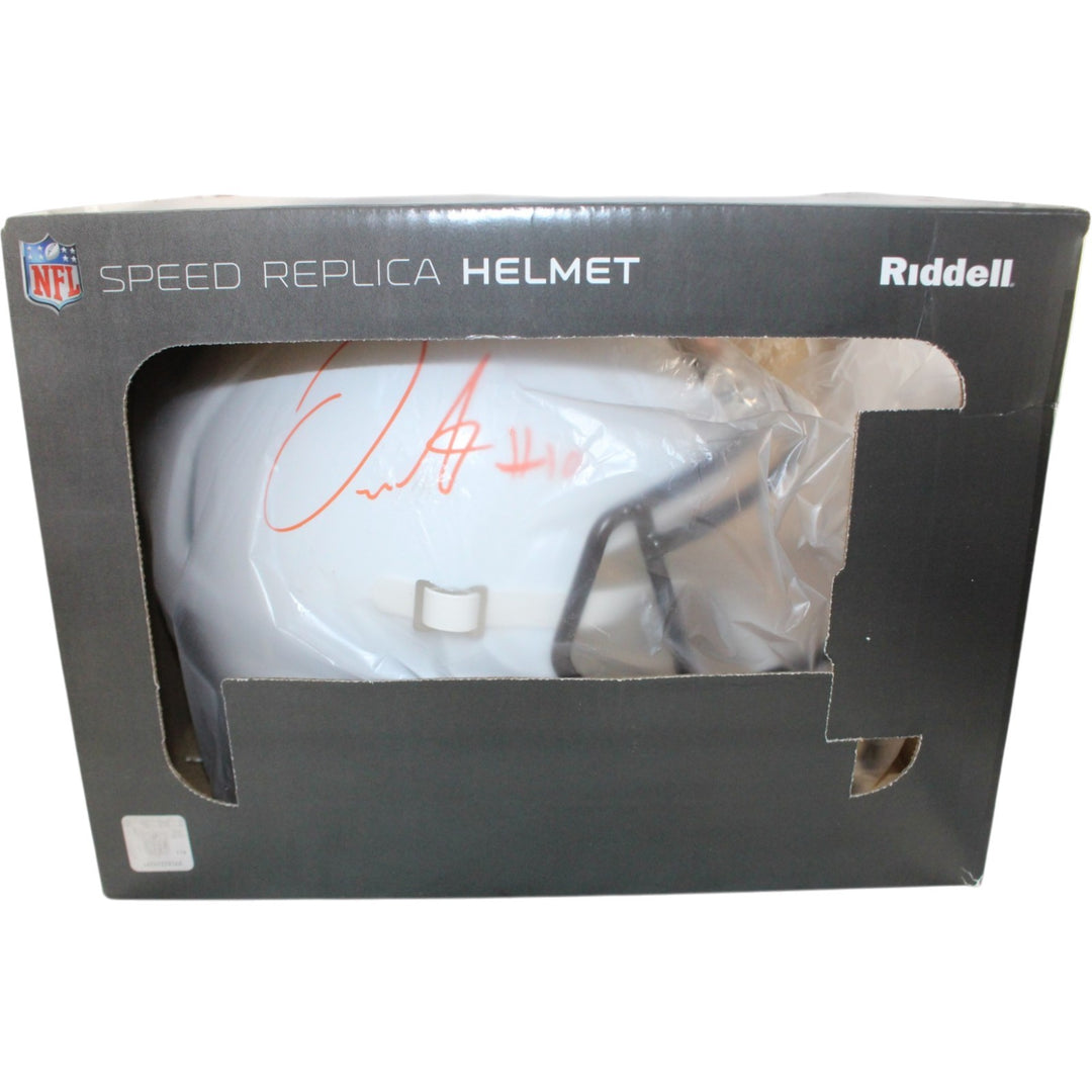 Quinshon Judkins Signed Cleveland Browns F/S 23 Alt Helmet Beckett Witness 55163