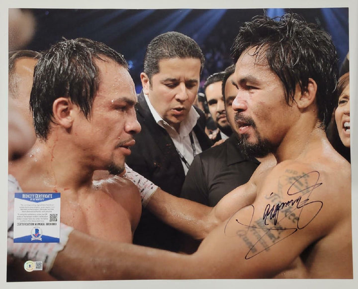 Manny Pacquiao signed 16x20 Photo Pacman Boxing Autograph (E) ~ Beckett BAS COA