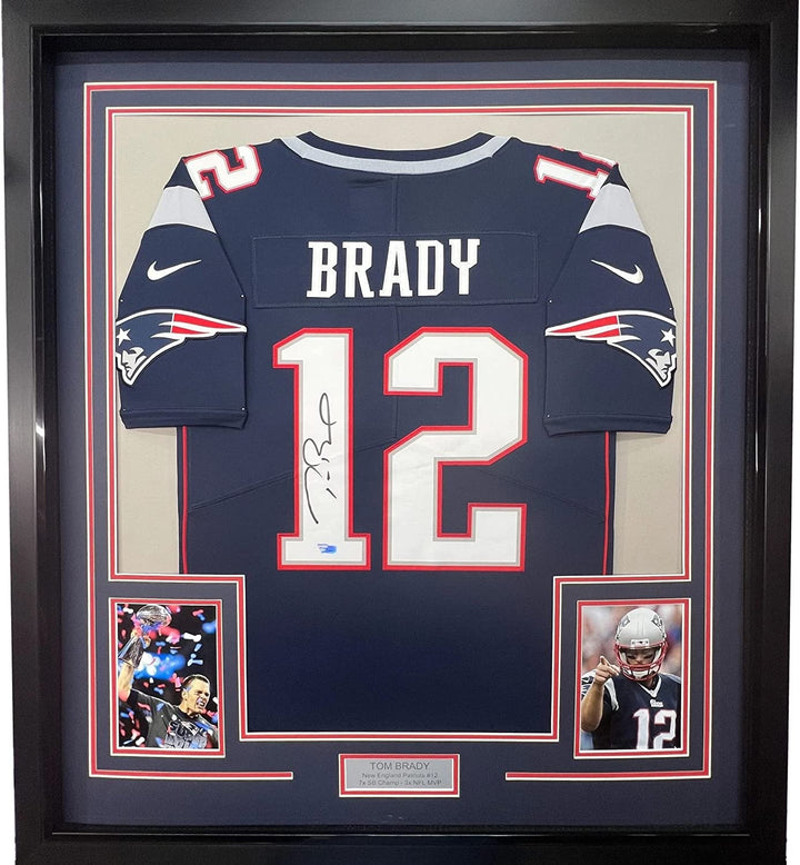 FRAME Custom Your Jersey 35x39 Professionally Matted 5x7 Photos FREE SHIP