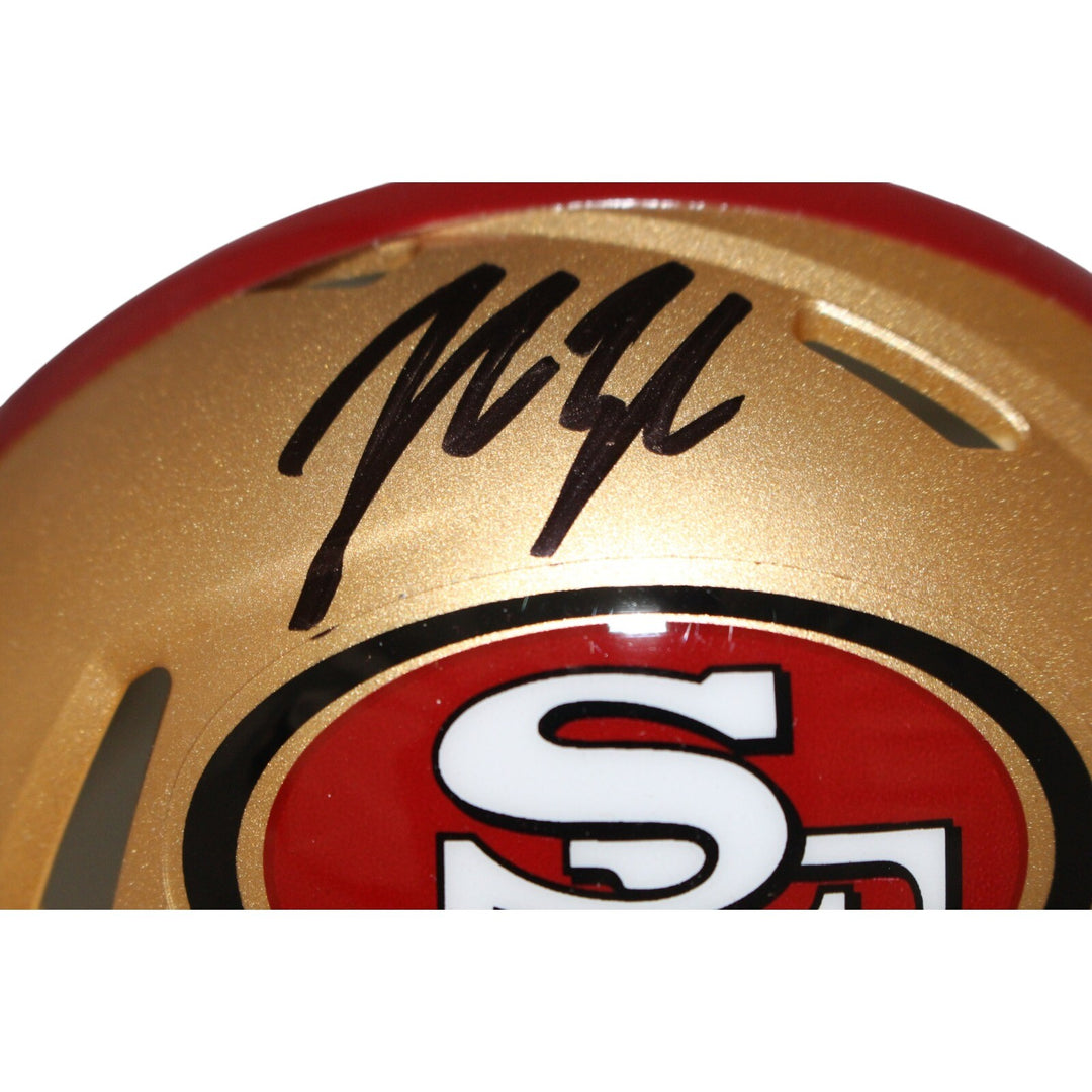 John Lynch Autographed San Francisco 49ers Mini Helmet Beckett 42713