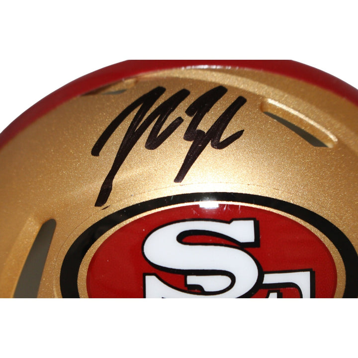 John Lynch Autographed San Francisco 49ers Mini Helmet Beckett 42713