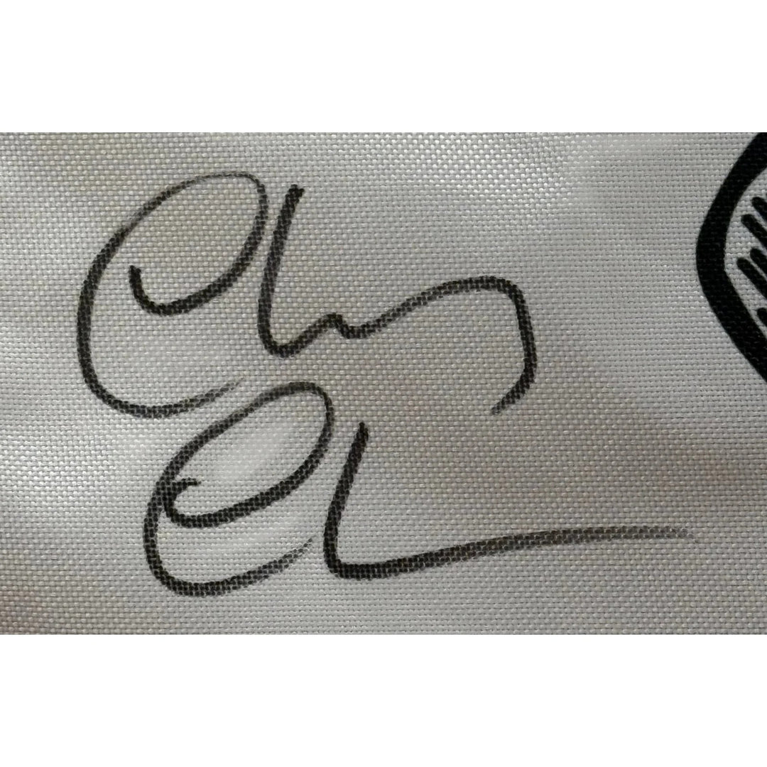 Chevy Chase Autographed/Signed Caddy Shack Golf Flag Beckett Witness 58324