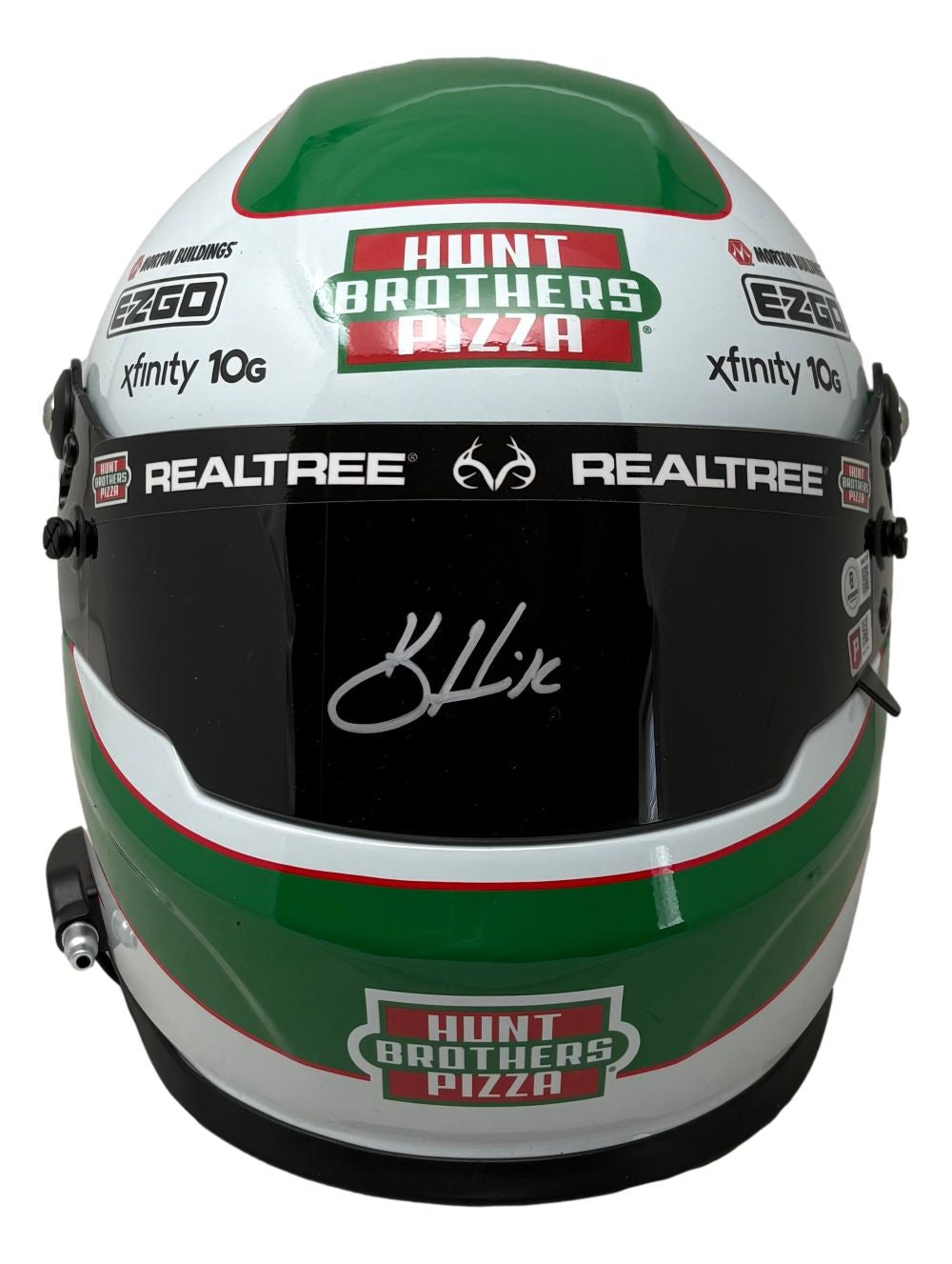 Kevin Harvick Signed NASCAR Hunt Bros Pizza Full Size Replica Racing Helmet BAS