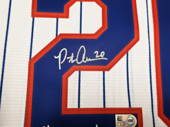 New York Mets Pete Alonso Signed White Nike Jersey Size XL Fanatics & MLB Holo