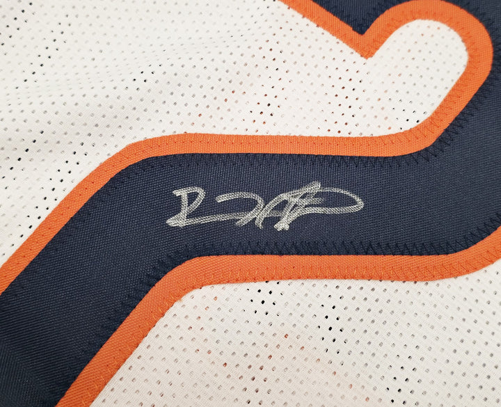 Chicago Bears Devin Hester Autographed Signed White Jersey Beckett BAS QR