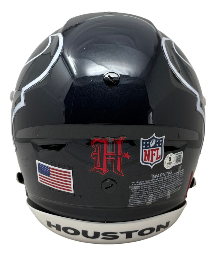 David Montgomery Signed Houston Texans Full Size Authentic SpeedFlex Helmet BAS
