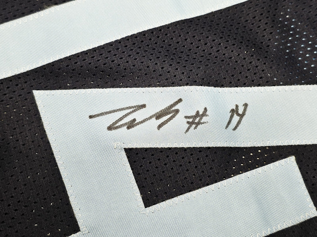 Memphis Grizzlies Zach Edey Signed Blue Jersey Beckett Witness