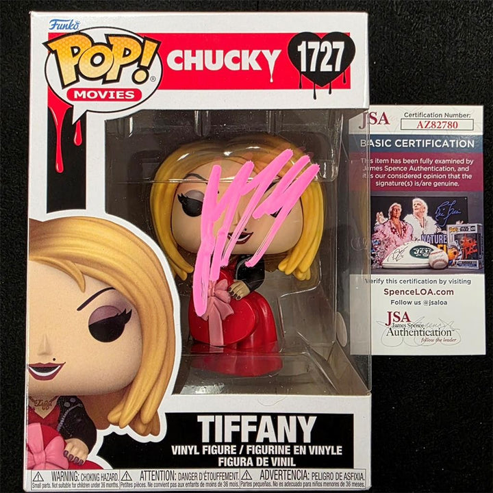 Jennifer Tilly signed Chucky Tiffany Funko Pop! 1727 pink autograph ~ JSA