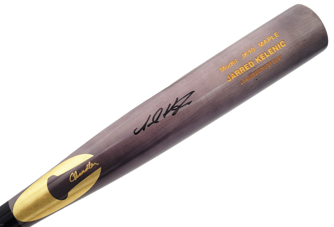 Jarred Kelenic Signed Gray Chandler Game Model Bat Atlanta Braves Beckett