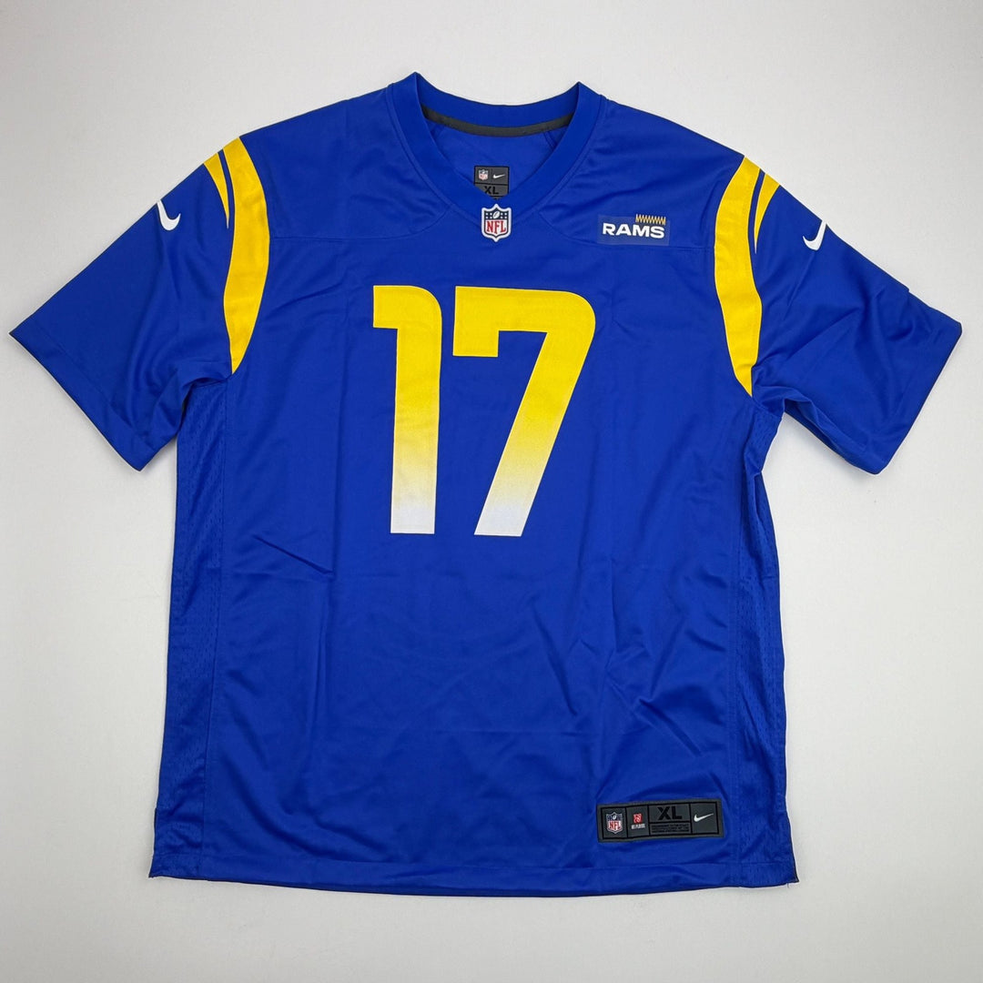 Autographed/Signed Puka Nacua #17 Rams Authentic Rookie Jersey Fanatics COA