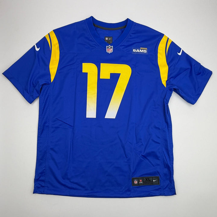 Autographed/Signed Puka Nacua #17 Rams Authentic Rookie Jersey Fanatics COA
