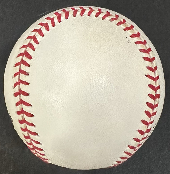 Willie Mays Signed Official NL Baseball NY SF Giants Clean Dark Auto PSA COA HOF