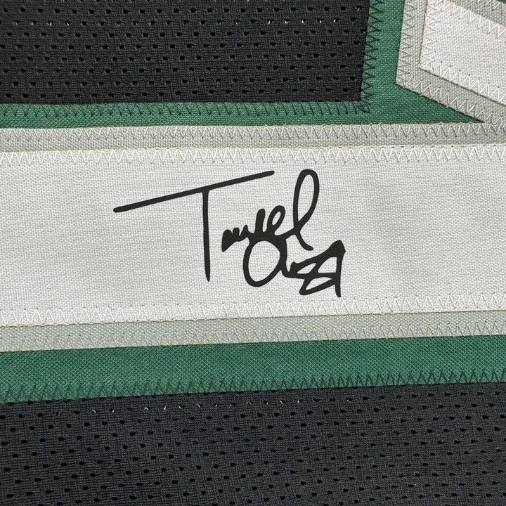 Facsimile Autographed Terrell Owens Philadelphia Black Reprint Jersey Men's XL