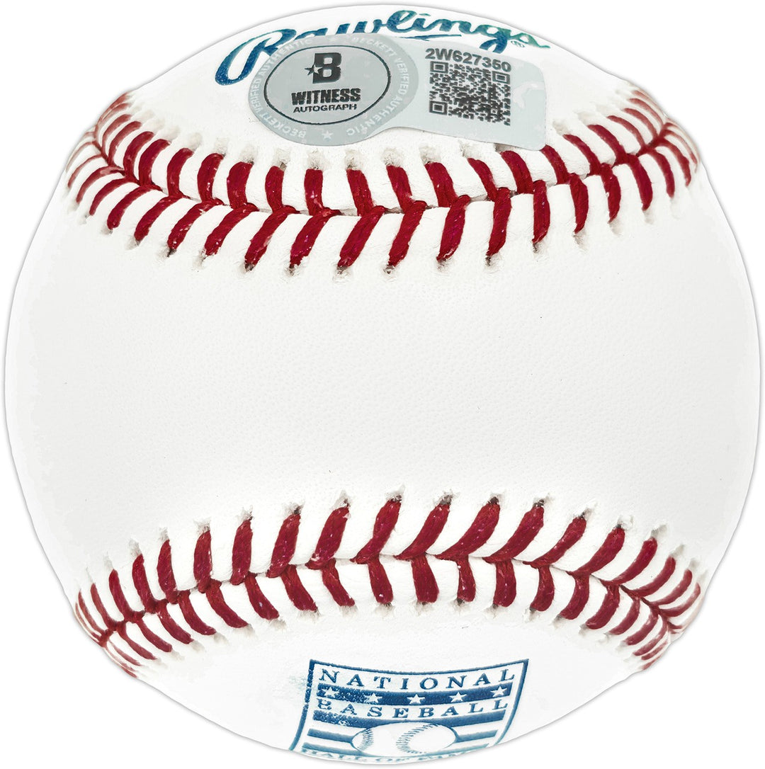 Adrian Beltre Signed HOF Logo MLB Baseball Texas Rangers Beckett Wit
