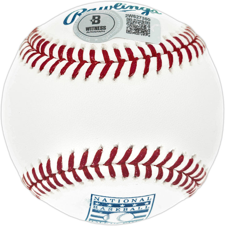 Adrian Beltre Signed HOF Logo MLB Baseball Texas Rangers Beckett Wit