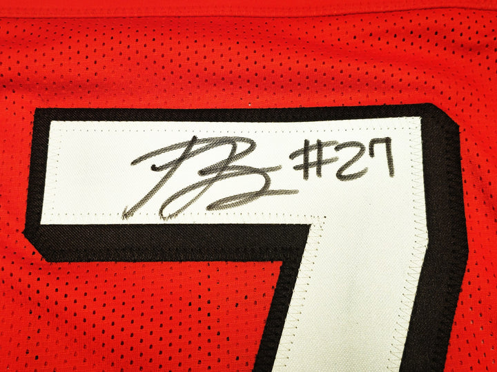 San Francisco 49ers Ji'Ayir Brown Autographed Signed Red Jersey Beckett Witness