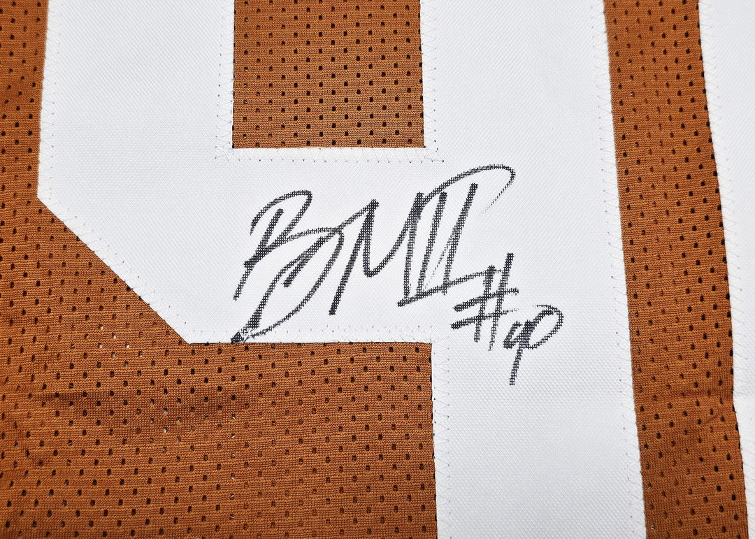 Texas Longhorns Byron Murphy II Autographed Orange Jersey MCS Holo