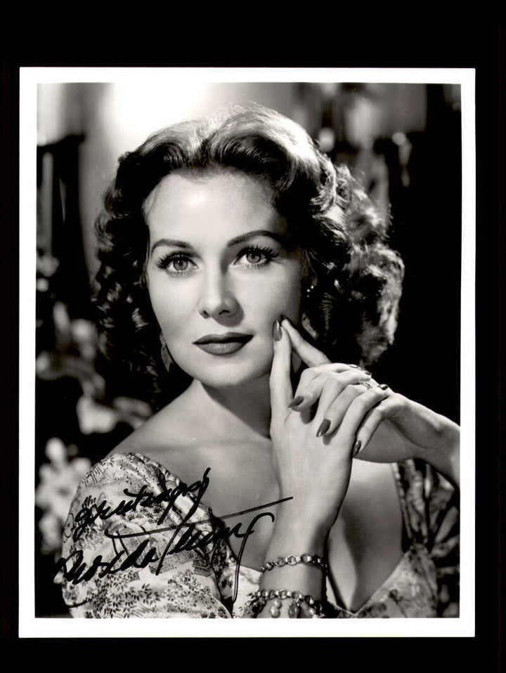 Rhonda Fleming JSA Coa Autograph 8x10 Photograph Signed