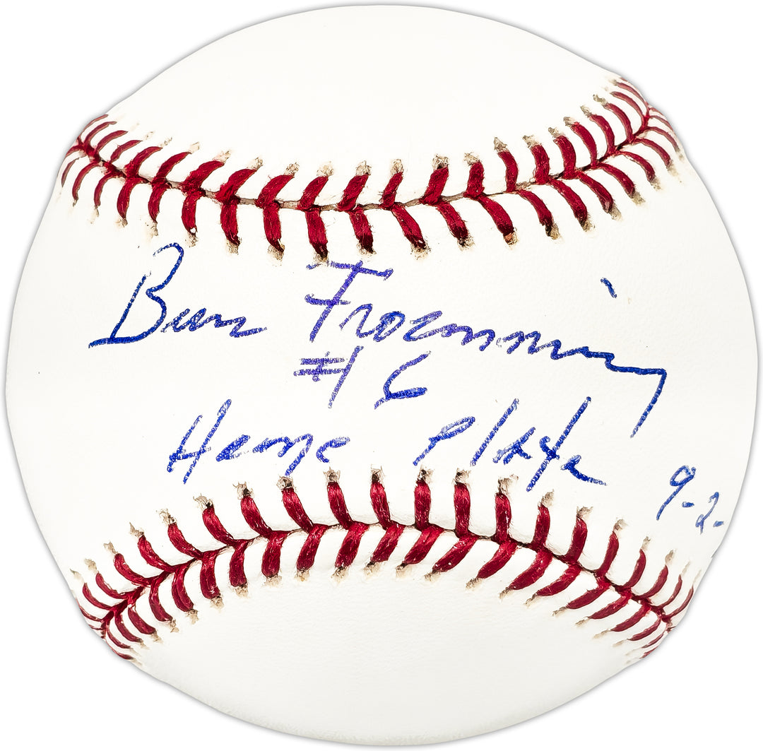 Bruce Froemming Autographed MLB Baseball Umpire Beckett BL93649