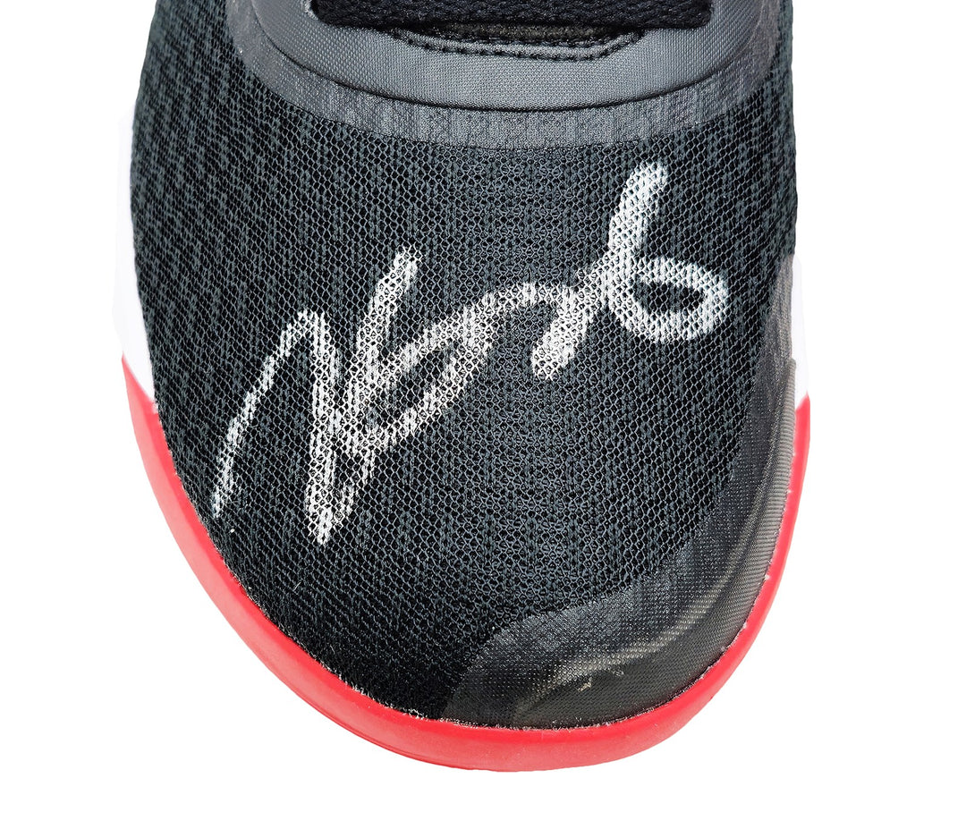Kevin Durant Signed Black & Red Nike KD Trey IX Shoes Size 14 Box Beckett