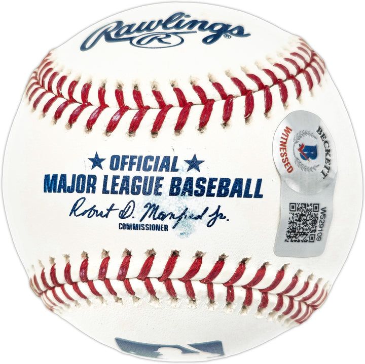 Dave Concepcion Auto MLB Baseball Reds "Reds HOF" (Smudged) Beckett Wit #W529109