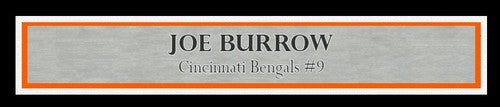 Joe Burrow Signed Framed 16x20 Photo Cincinnati Bengals Fanatics Holo