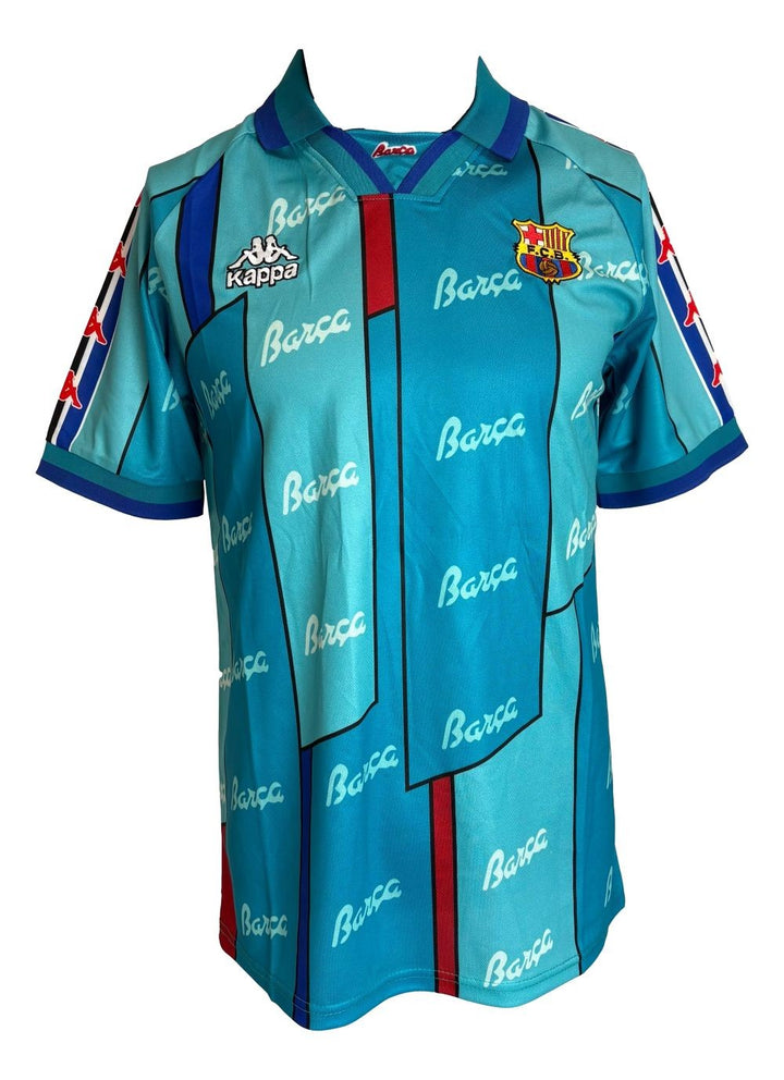 Ronaldo Signed Barcelona Kappa Soccer Jersey BAS