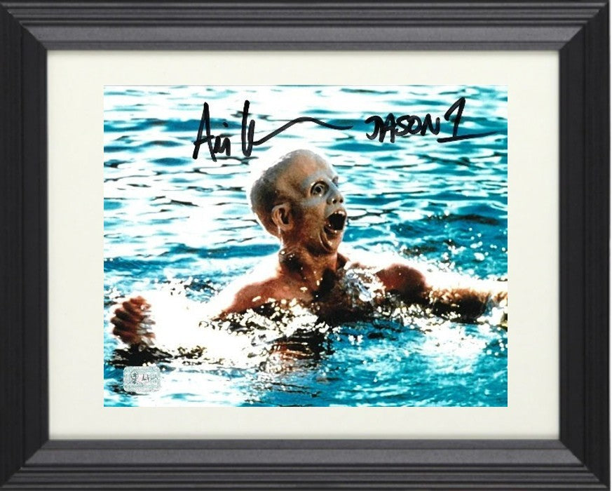 Ari Lehman signed Friday the 13th Jason Voorhees 8x10 Photo Framed - Lehman Holo