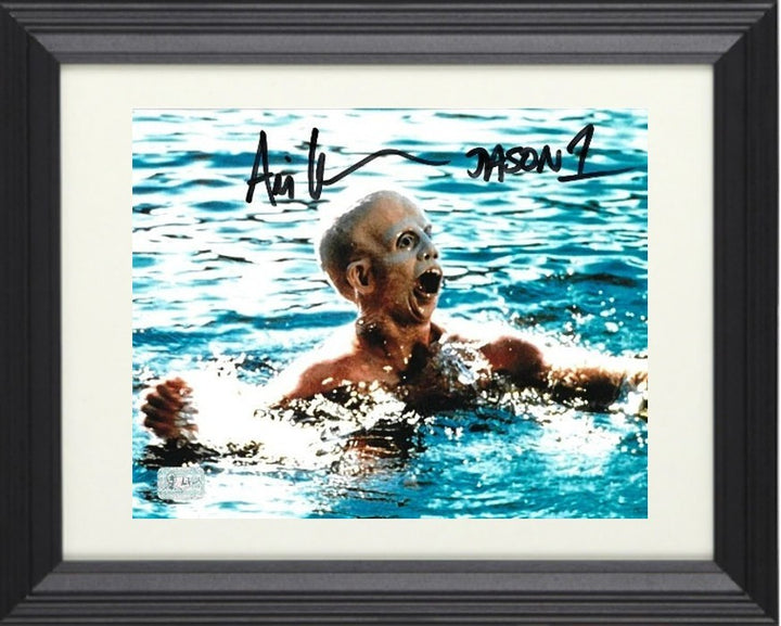 Ari Lehman signed Friday the 13th Jason Voorhees 8x10 Photo Framed - Lehman Holo