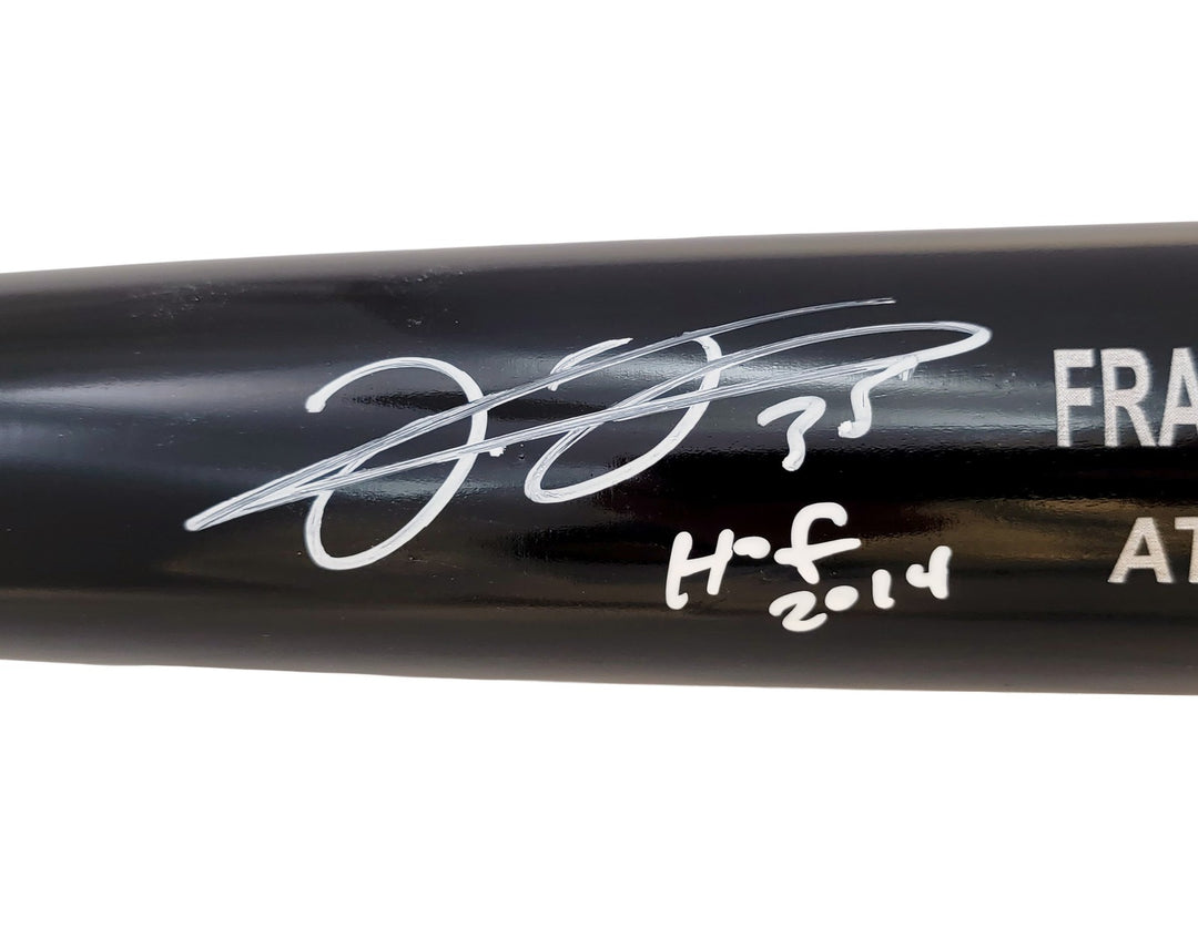 Frank Thomas Auto Black Rawlings Game Model Bat As Engraving HOF 2014 Beckett