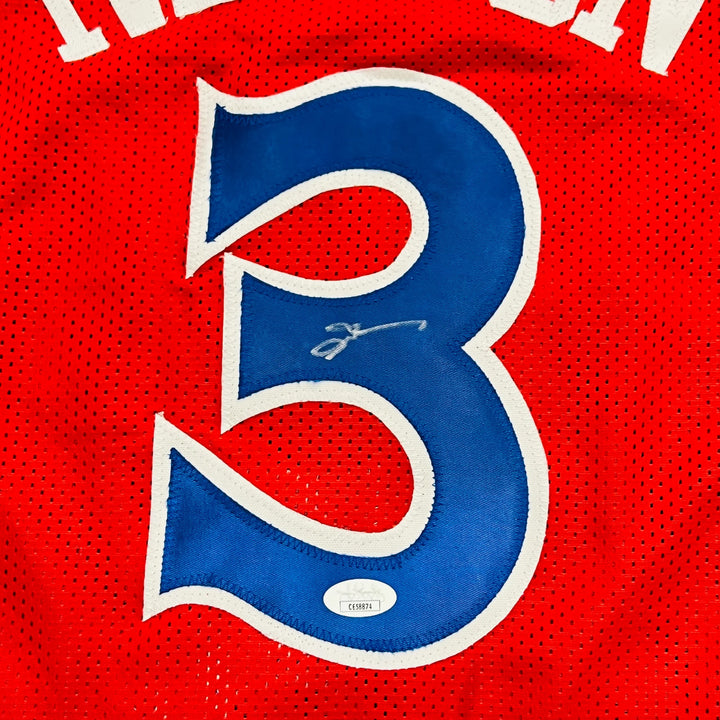 Allen Iverson Signed Jersey JSA Philadelphia 76ers Autographed