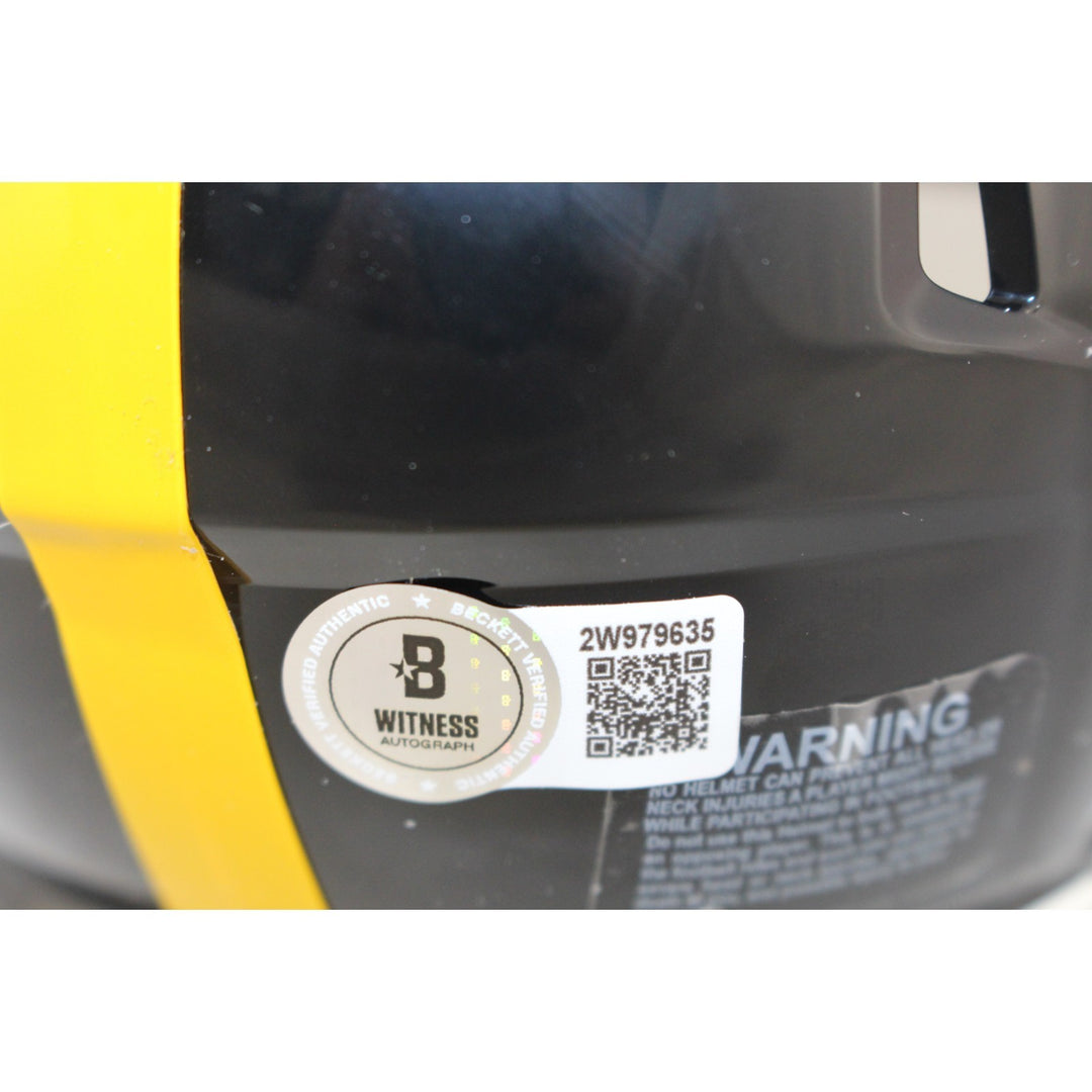 Pat Freiermuth Autographed Pittsburgh Steelers Mini Helmet MUTH Beckett W 53149