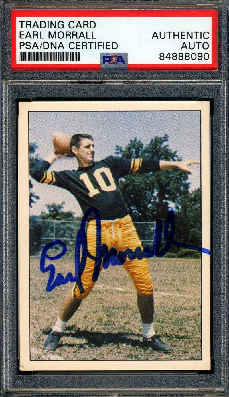 Earl Morrall PSA DNA Signed 1981 TCMA Autograph