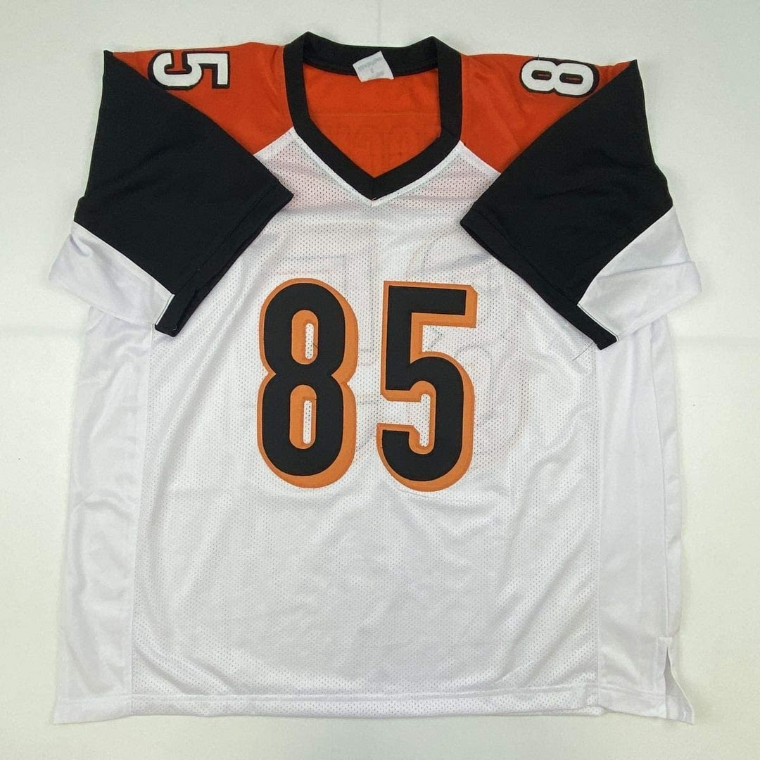 Signed CHAD OCHOCINCO (Johnson) Cincinnati White Jersey JSA COA Auto