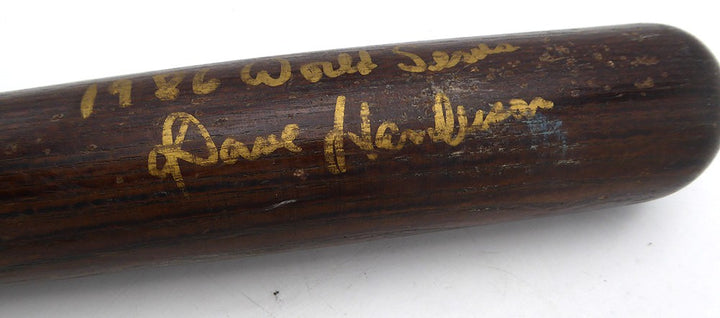 Dave Henderson Auto Adirondack Model RJ288 Bat Red Sox "1986 WS" Beckett
