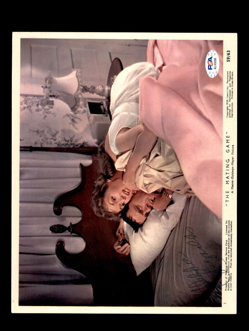 Debbie Reynolds PSA DNA Coa Signed 8x10 The Mating Game Photo Autograph
