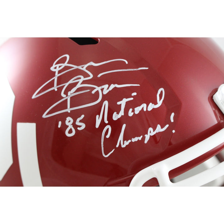 Brian Bosworth Signed Oklahoma Sooners F/S Helmet Nat'l Champs Beckett 54263