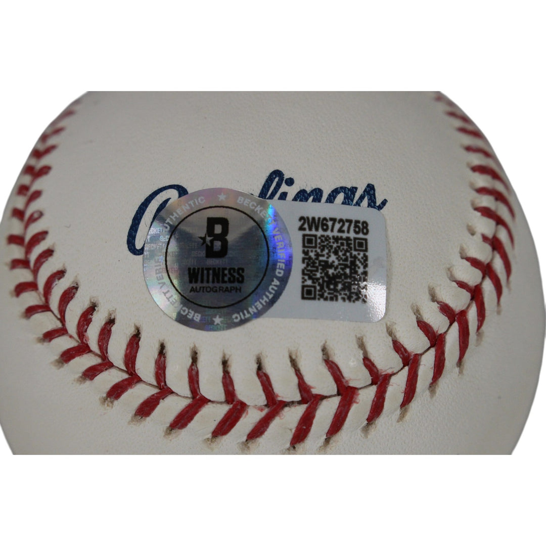 Dave Winfield Autographed New York Yankees OML Baseball HOF 01 Beckett 50124