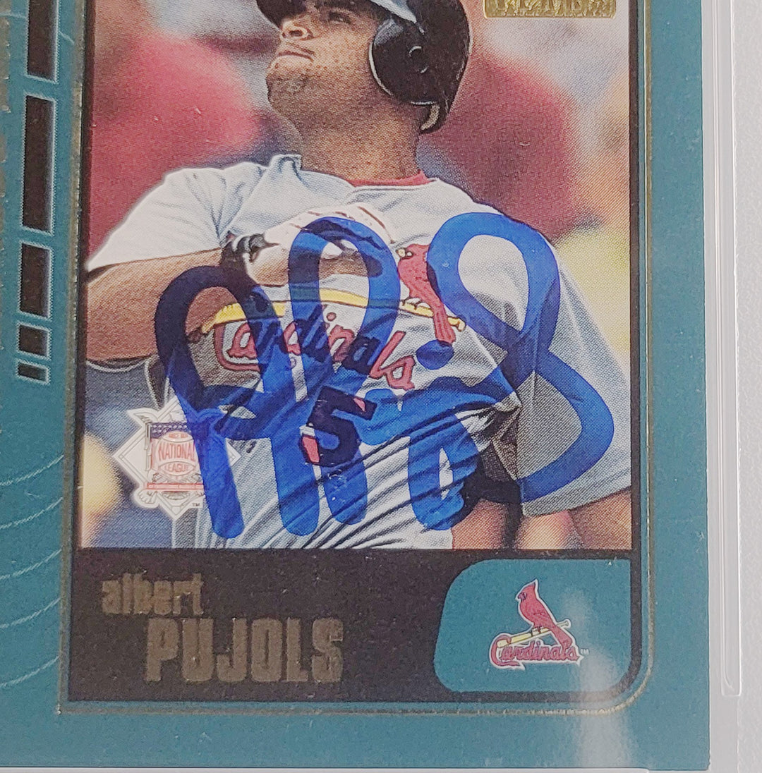 Albert Pujols & Ichiro Suzuki Signed 2001 Topps Traded RC T99 PSA/DNA #61264409