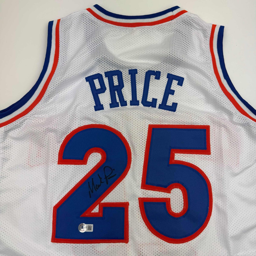 Autographed/Signed Mark Price Cleveland White Jersey Beckett BAS COA