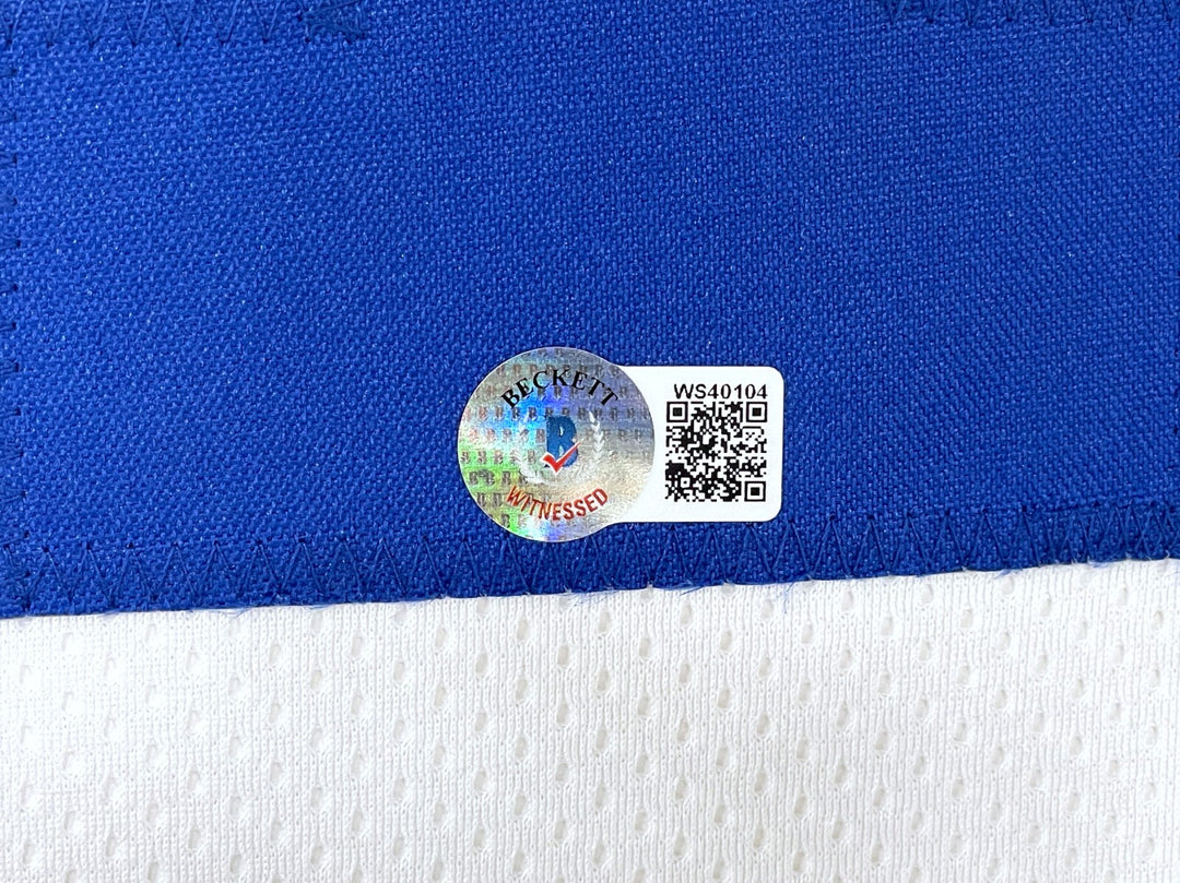 Deion Sanders Autographed Dallas Cowboys Jersey Framed BAS Signed Memorabilia