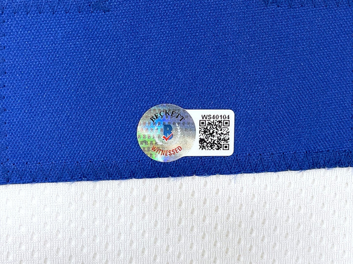 Deion Sanders Autographed Dallas Cowboys Jersey Framed BAS Signed Memorabilia