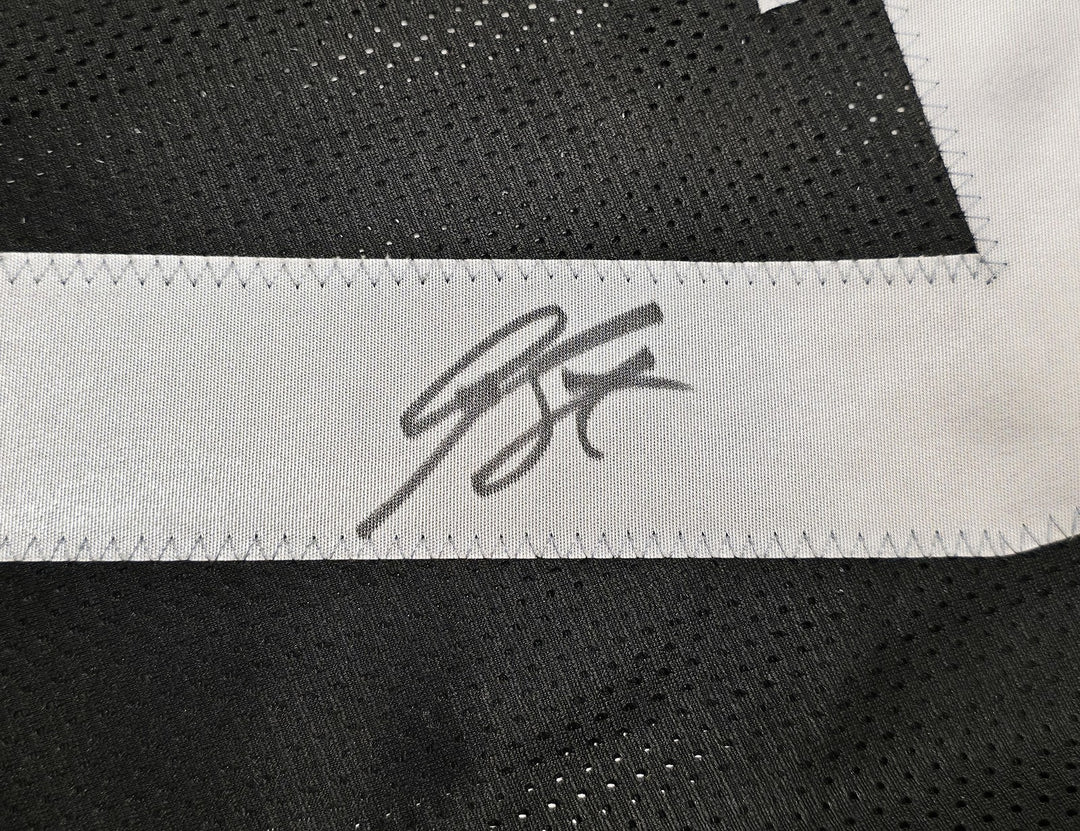 Las Vegas Raiders Geno Smith Signed Black Jersey Beckett Witness
