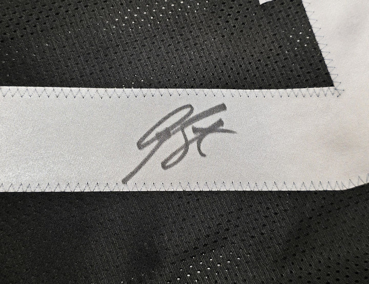 Las Vegas Raiders Geno Smith Signed Black Jersey Beckett Witness