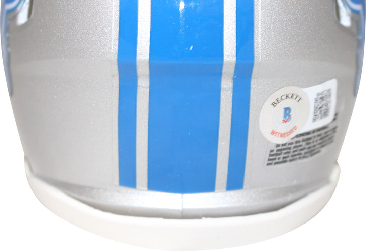 Jameson Williams Signed Detroit Lions Mini Helmet BAS 40173
