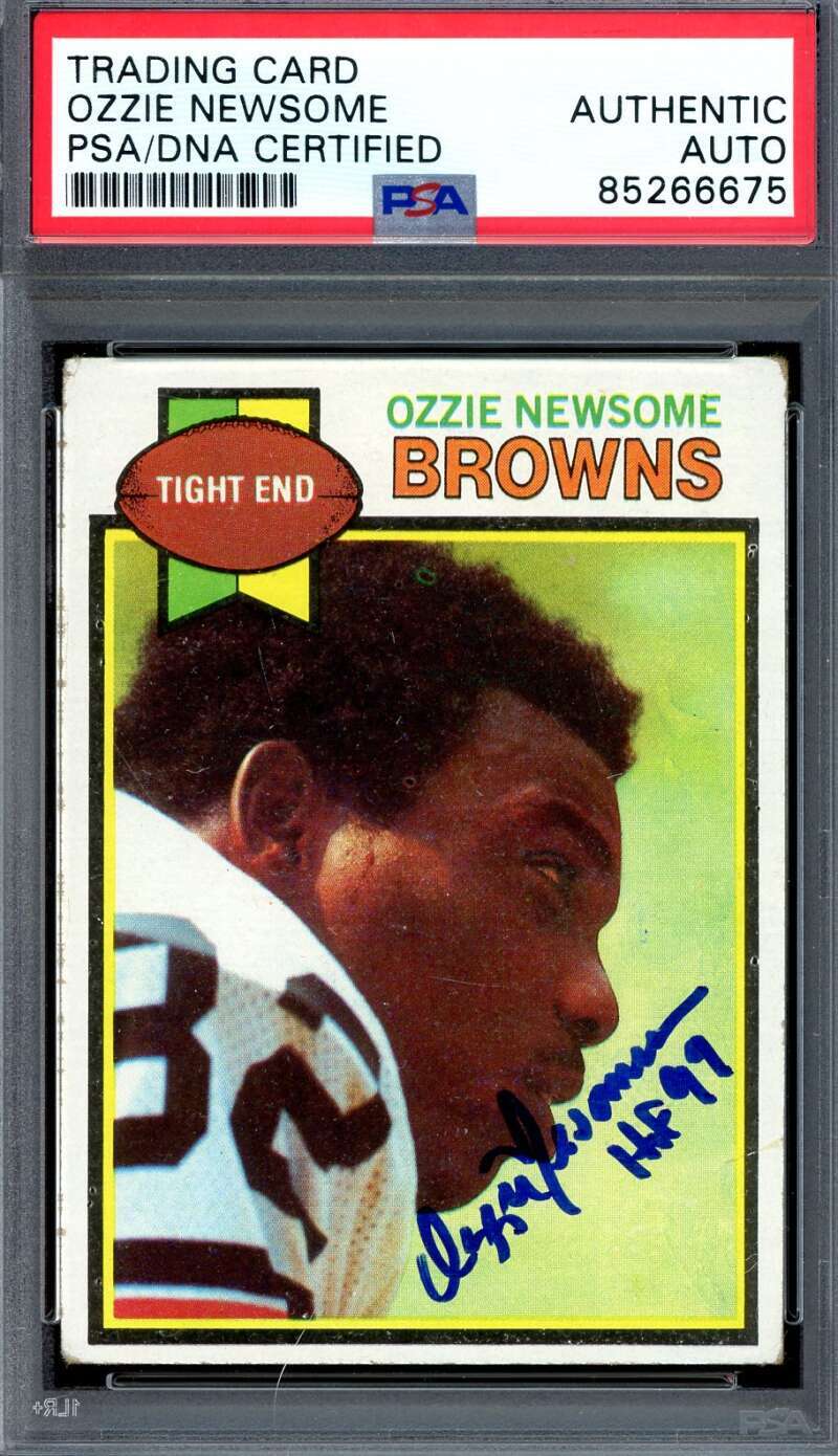 Ozzie Newsome PSA DNA Signed 1979 Topps Rookie Autograph