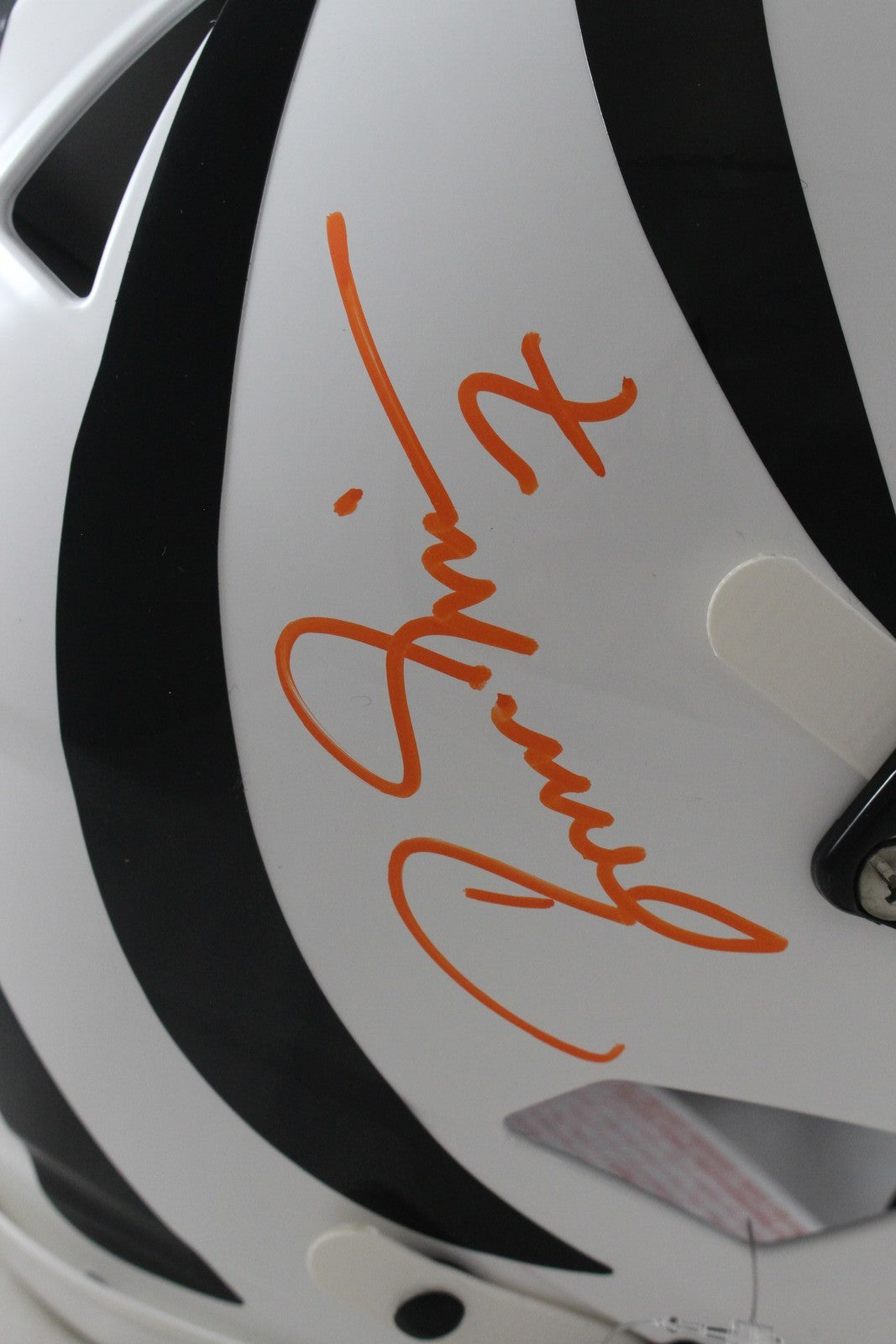Boomer Esiason Autographed Cincinnati Bengals Alt SpeedFlex Helmet Beckett 56193